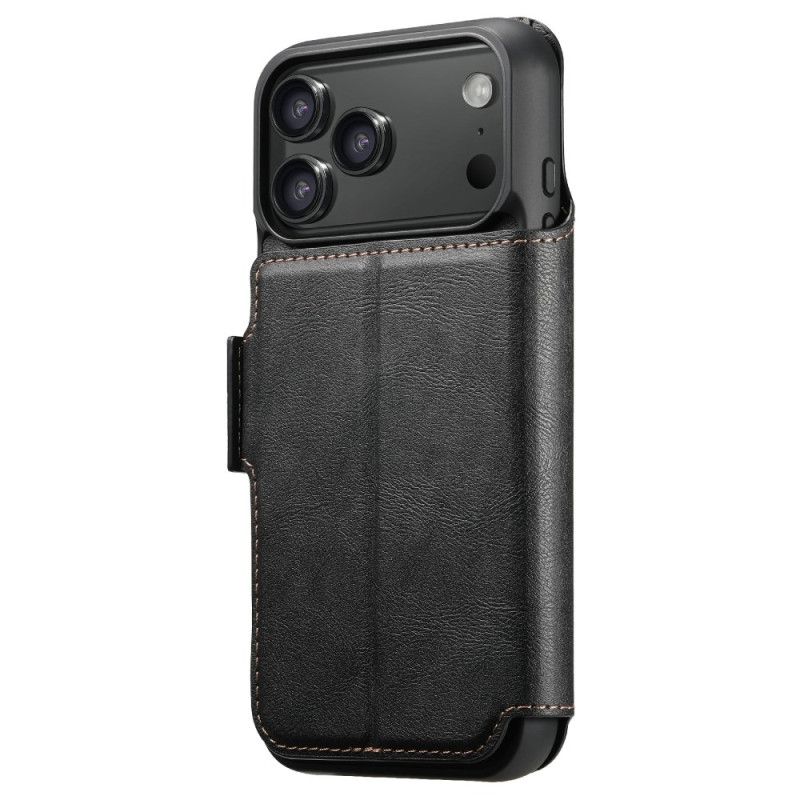 Flip Cover iPhone 17 Pro Max Magsafe Tofarvet Aftageligt Etui Suteni