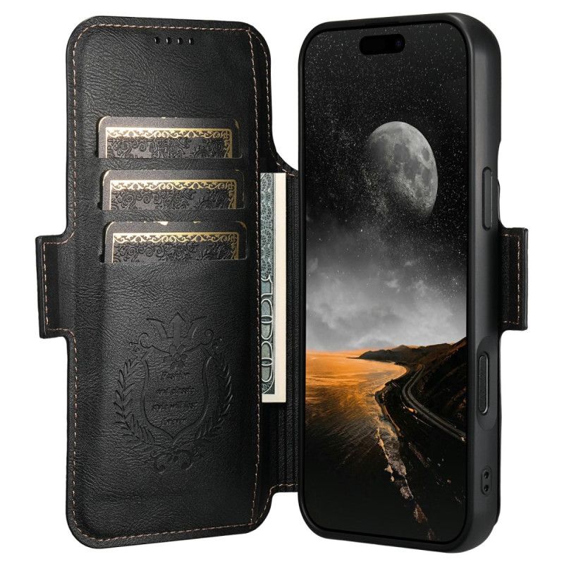 Flip Cover iPhone 17 Pro Max Magsafe Tofarvet Aftageligt Etui Suteni