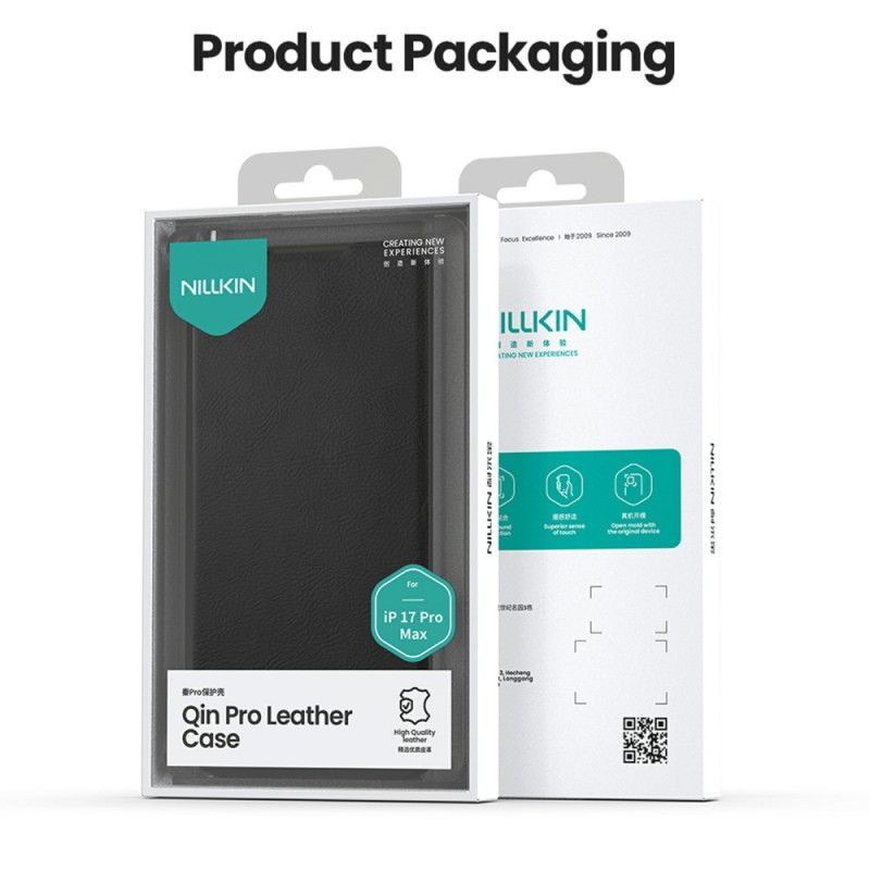 Flip Cover iPhone 17 Pro Max Qin Pro-serien Nillkin