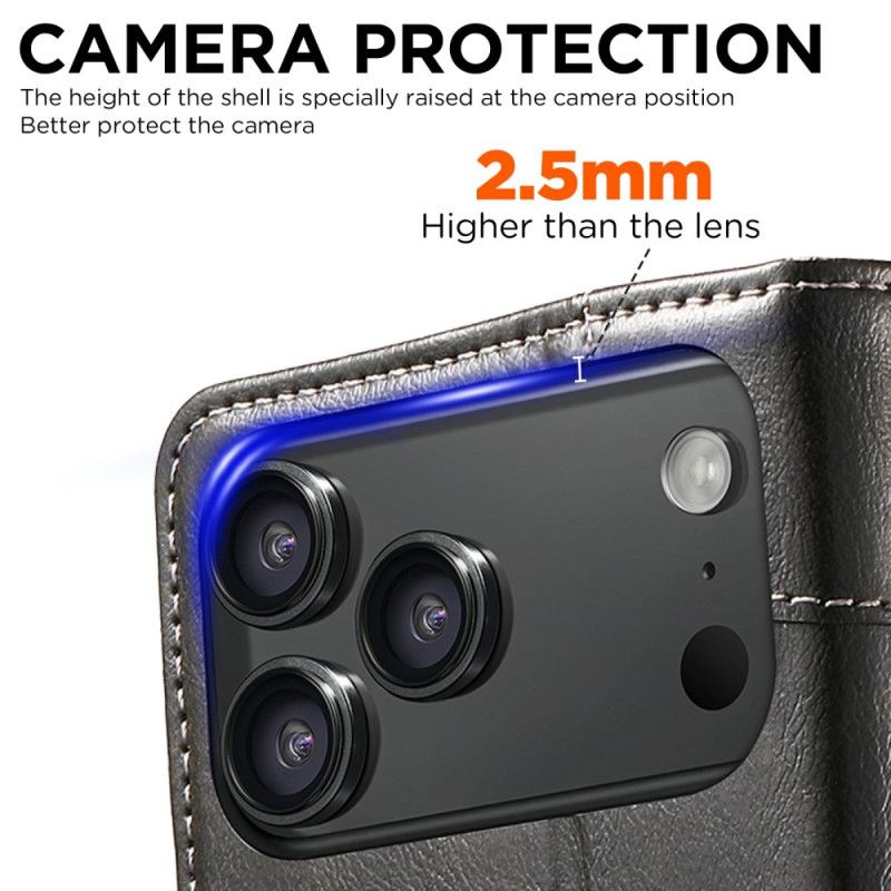 Flip Cover iPhone 17 Pro Max Vintage Suteni