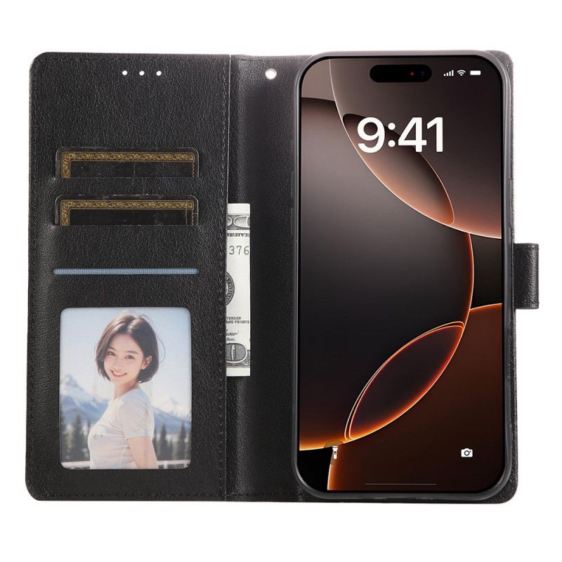 Flip Cover Til iPhone 17 Pro Max Almindelig Enkel