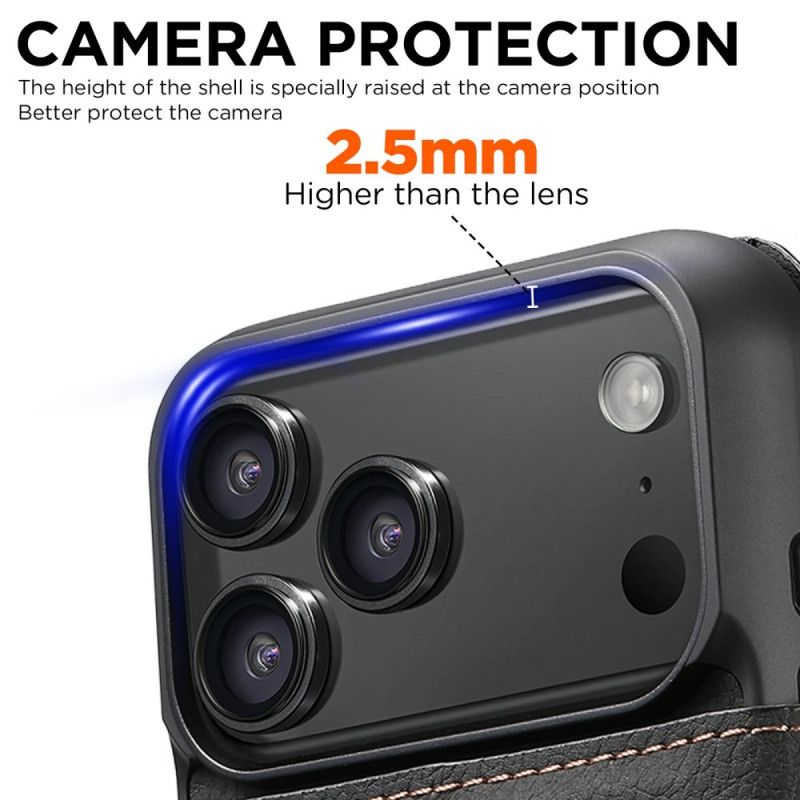 Flip Cover Til iPhone 17 Pro Max Magsafe 2-i-1 Suteni