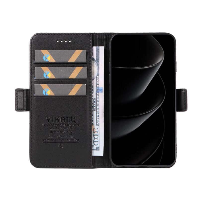 Læder Cover iPhone 17 Pro Max Vintage Yikatu