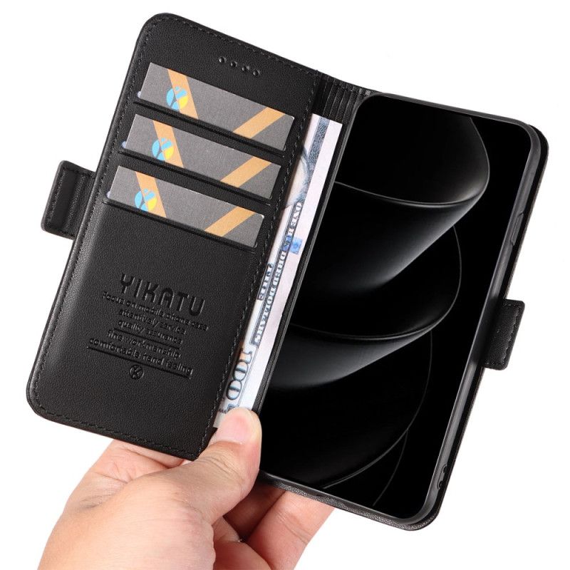 Læder Cover iPhone 17 Pro Max Vintage Yikatu