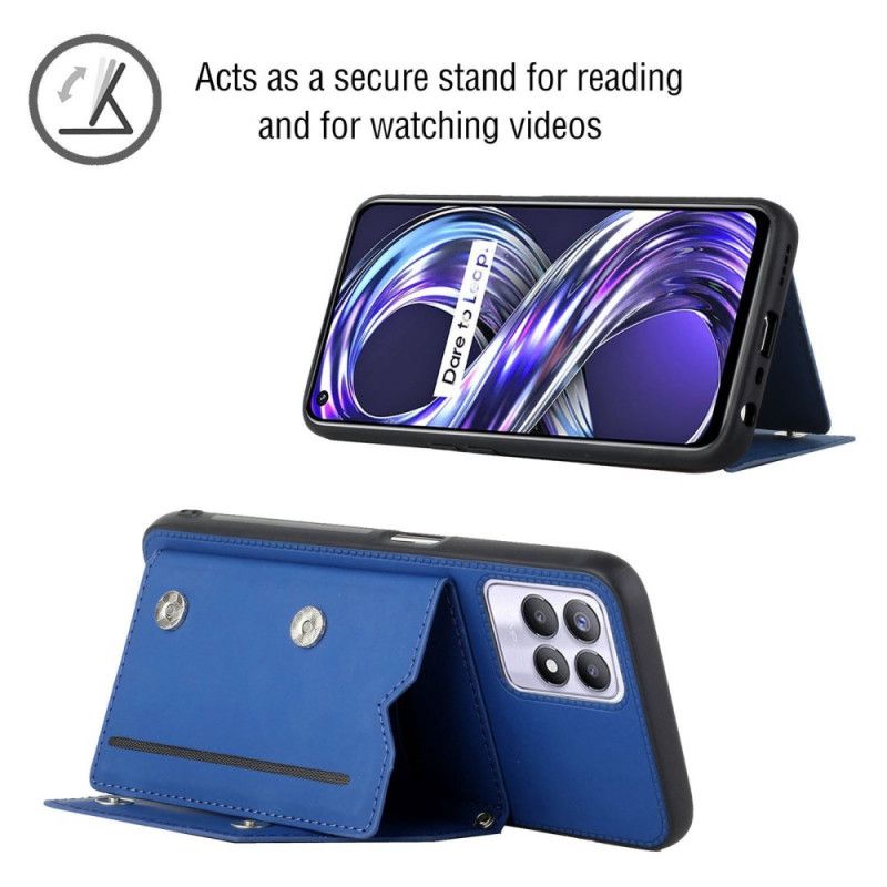 Cover Realme 8i Skulderrem Kortholder