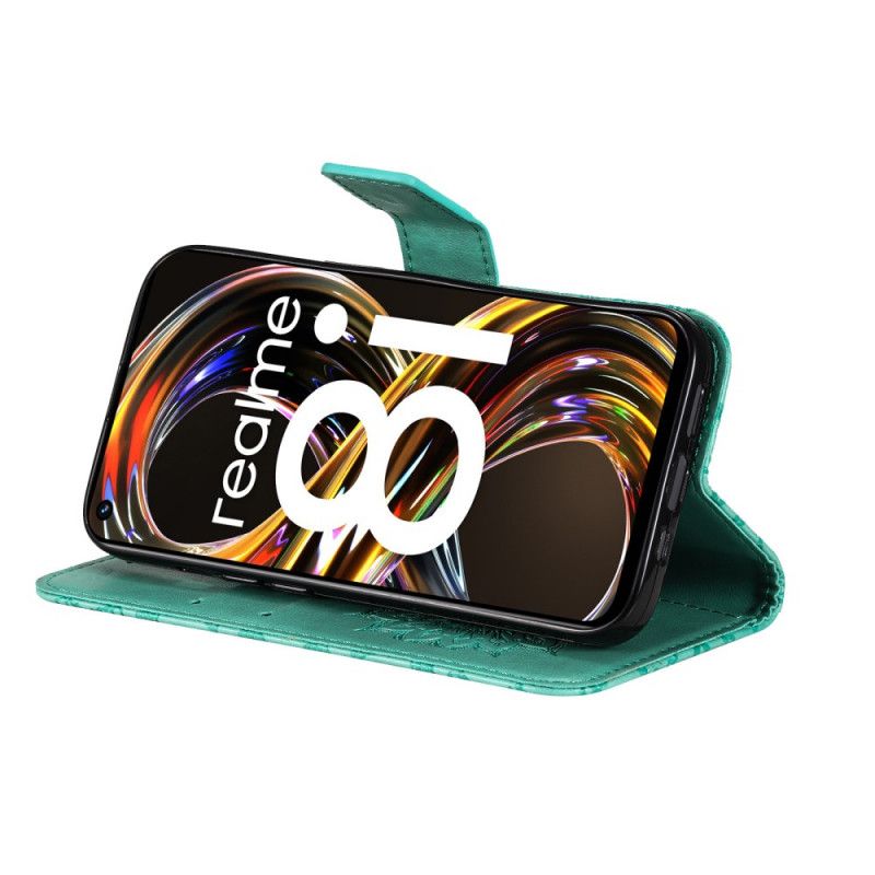 Flip Cover Realme 8i Solblomst