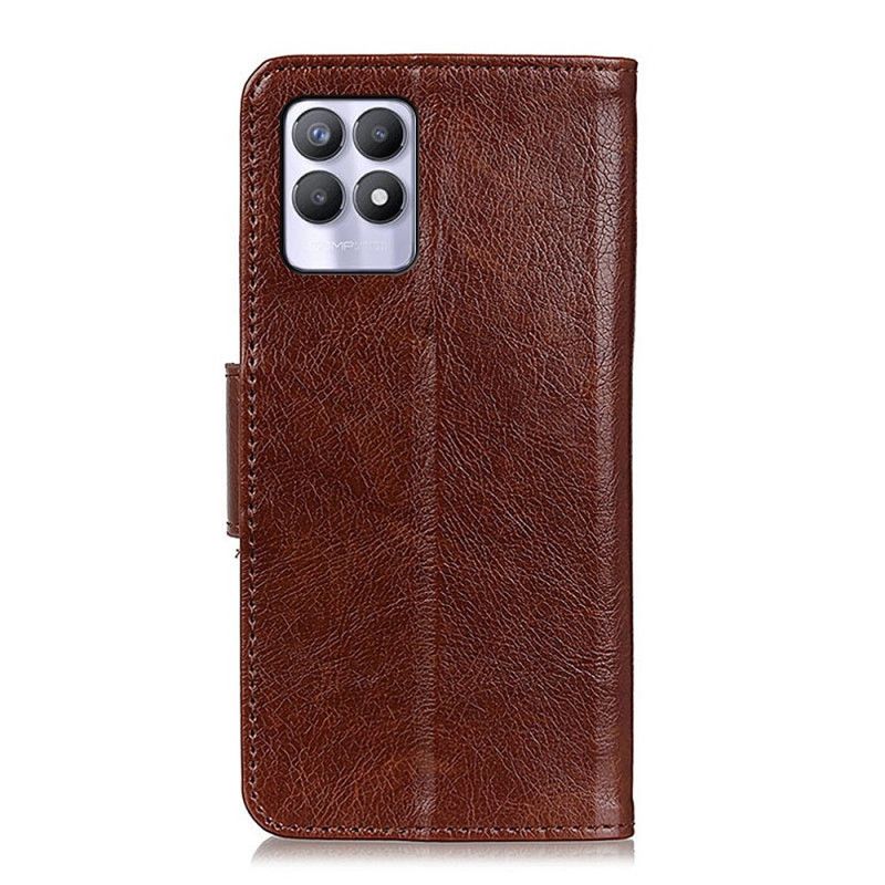 Flip Cover Realme 8i Split Nappa Læder