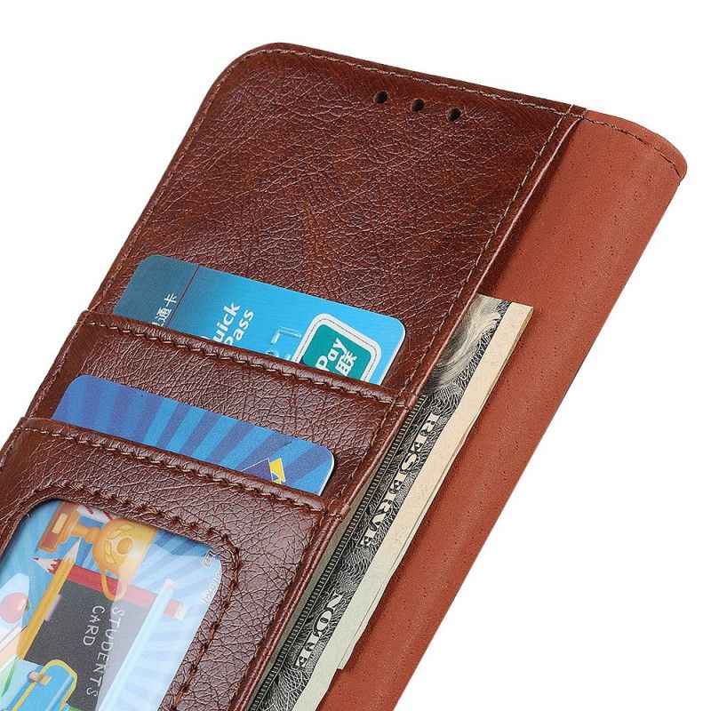 Flip Cover Realme 8i Split Nappa Læder