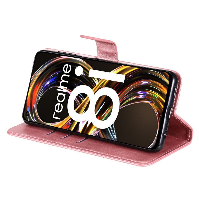 Flip Cover Realme 8i Vintage Pung