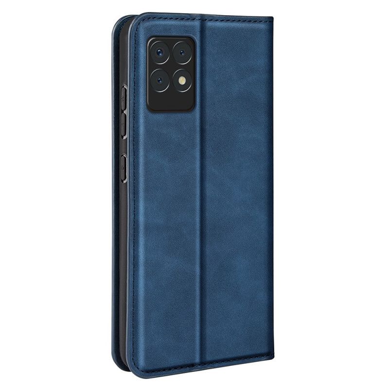 Flip Cover Til Realme 8i Blødhed Ved Hudkontakt