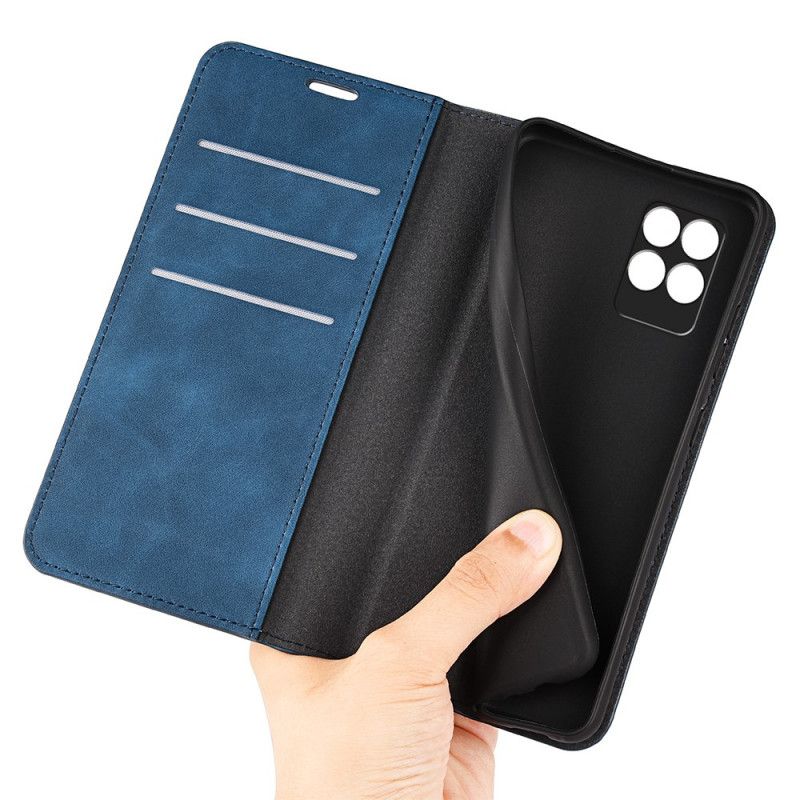 Flip Cover Til Realme 8i Blødhed Ved Hudkontakt