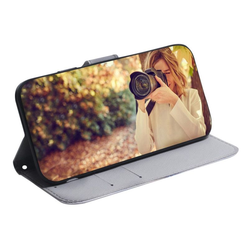 Læder Cover Realme 8i Telefon Etui Pug Dog