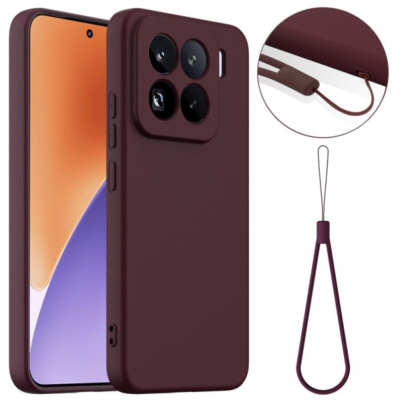 Cover Xiaomi 15 Pro Magsafe-kompatibel Flydende Silikone Med Rem