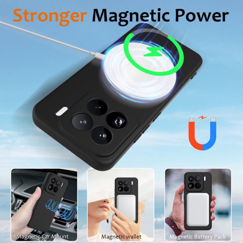 Cover Xiaomi 15 Pro Magsafe-kompatibel Flydende Silikone Med Rem