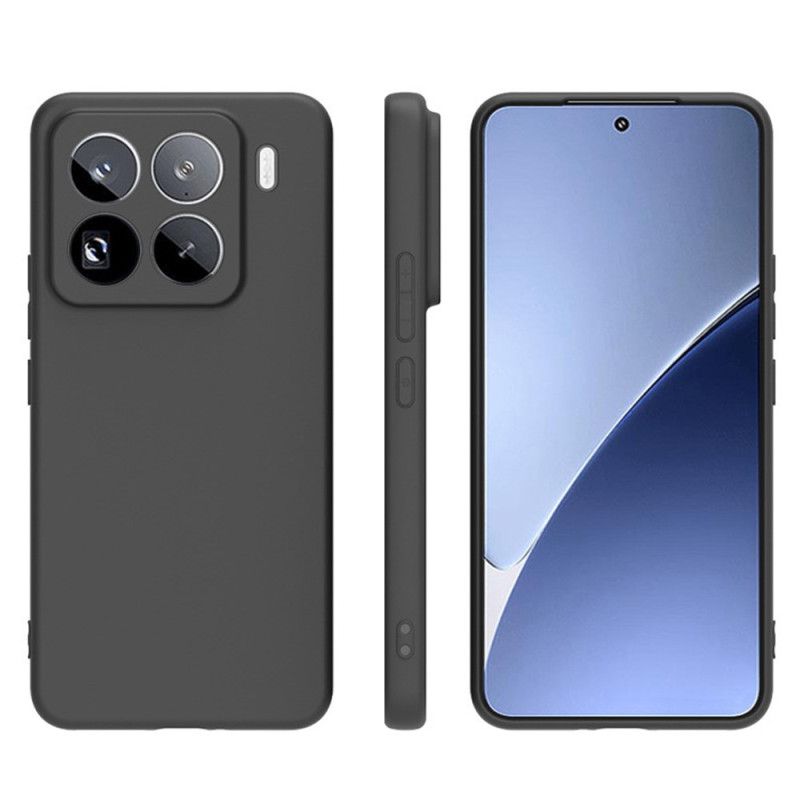 Cover Xiaomi 15 Pro Mat Silikone Med Hærdet Glasskærmbeskytter