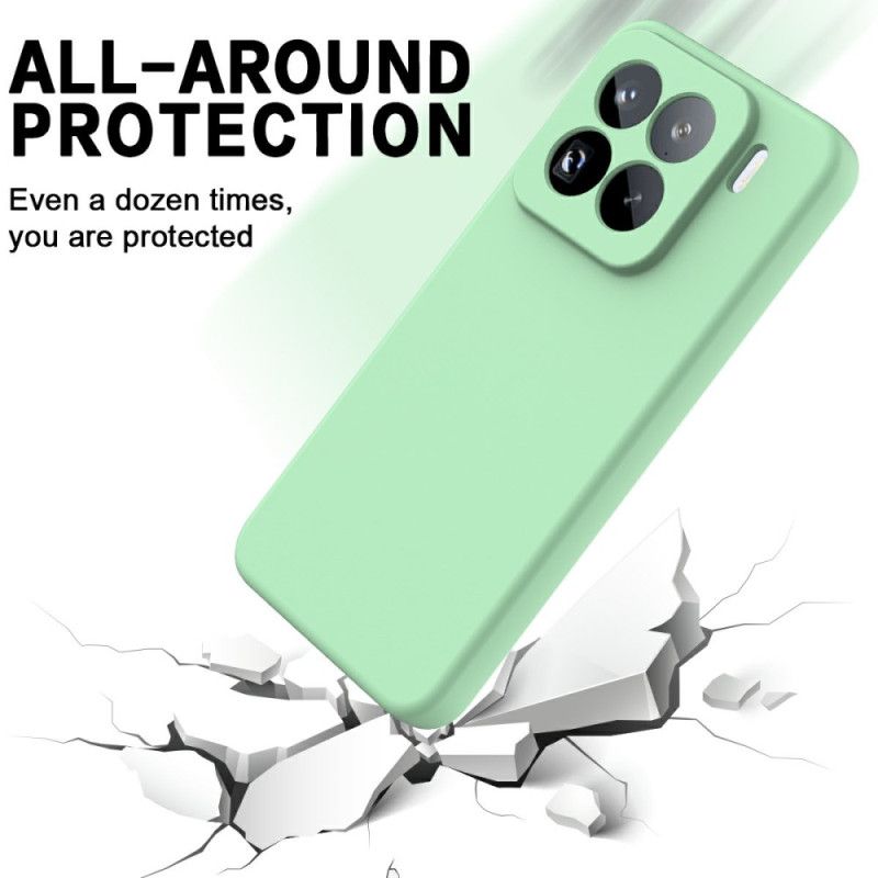 Cover Xiaomi 15 Pro Telefon Etui Flydende Silikonesnor