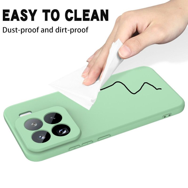 Cover Xiaomi 15 Pro Telefon Etui Flydende Silikonesnor