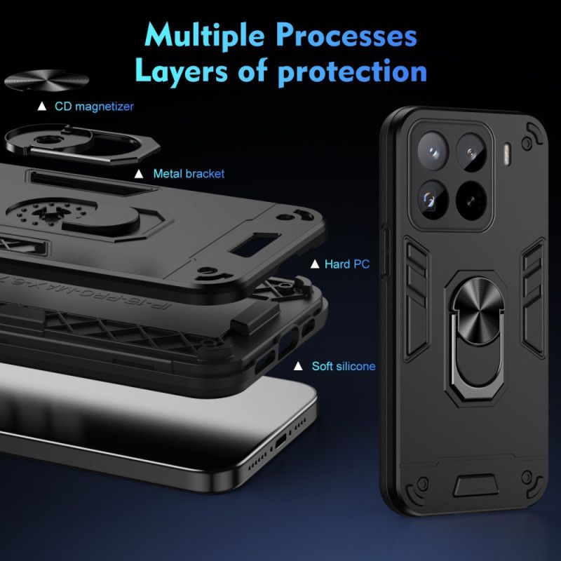 Cover Xiaomi 15 Pro Telefon Etui Stødsikker Ringholder