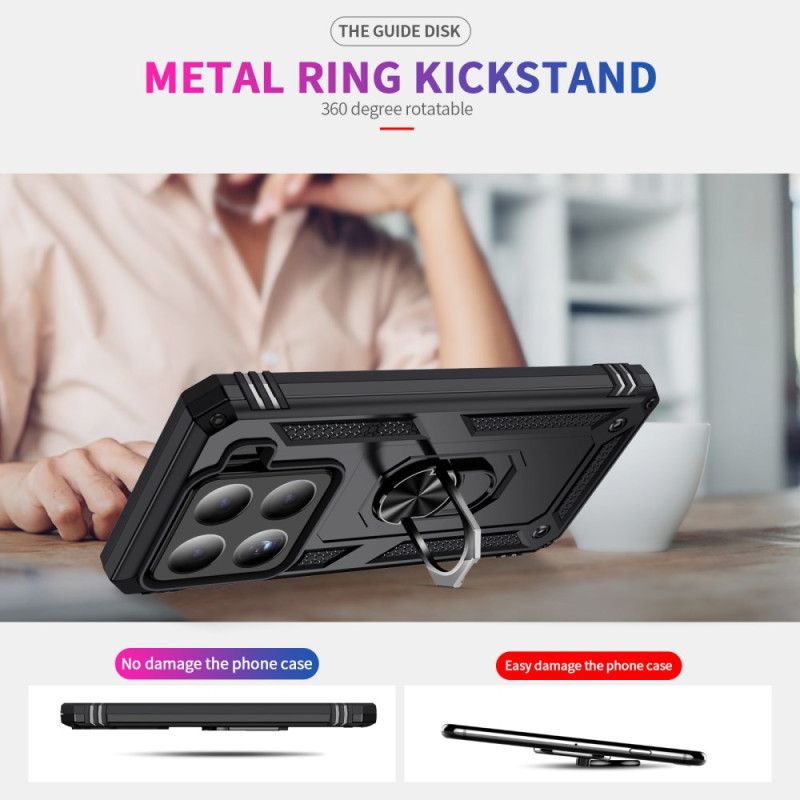 Cover Xiaomi 15 Pro Telefon Etui Ultra-resistent Roterende Stativ