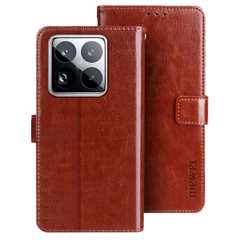 Flip Cover Til Xiaomi 15 Pro Idewei Kunstlæder