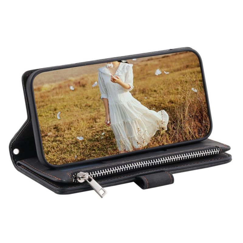 Flip Cover Til Xiaomi 15 Pro Multifunktionel Quiltet Pung