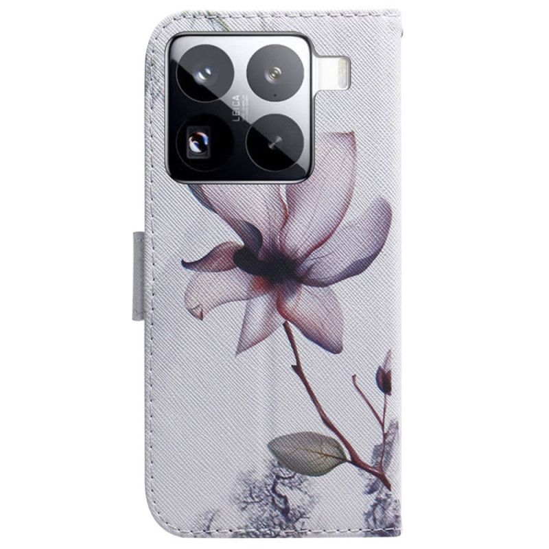 Flip Cover Xiaomi 15 Pro Blomsterrose