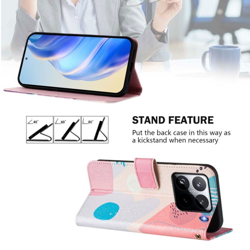 Flip Cover Xiaomi 15 Pro Graffitimønster