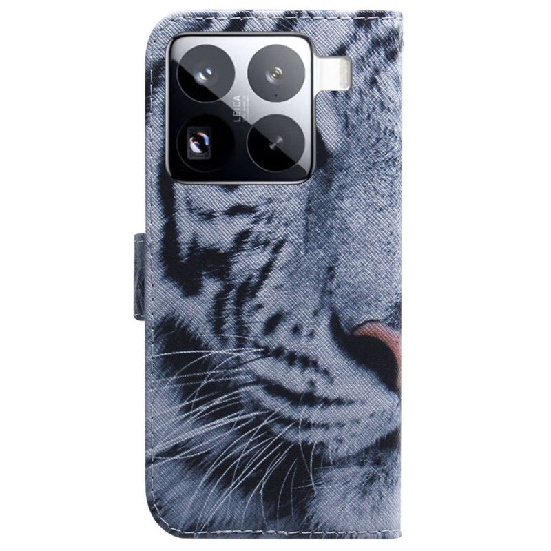 Flip Cover Xiaomi 15 Pro Hvid Tiger