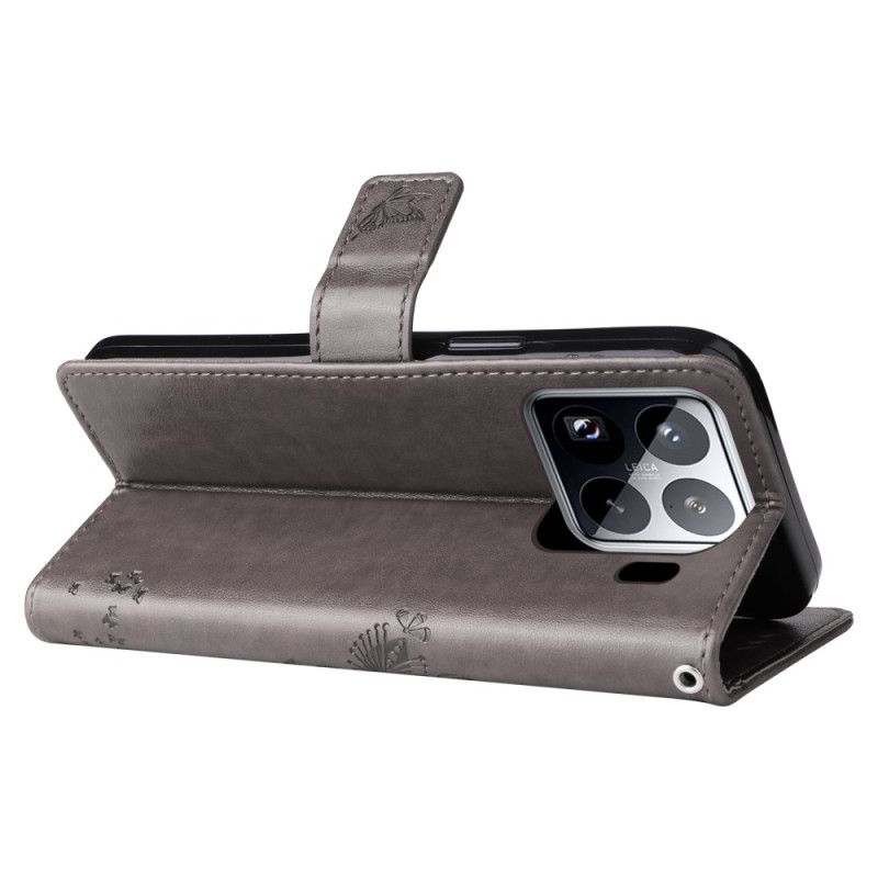 Flip Cover Xiaomi 15 Pro Kat Og Træ