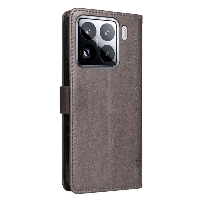 Flip Cover Xiaomi 15 Pro Kat Og Træ