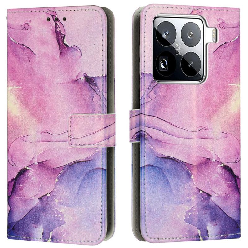 Flip Cover Xiaomi 15 Pro Marmoreffekt