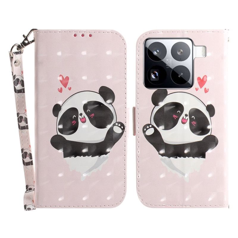 Flip Cover Xiaomi 15 Pro Panda Love-rem