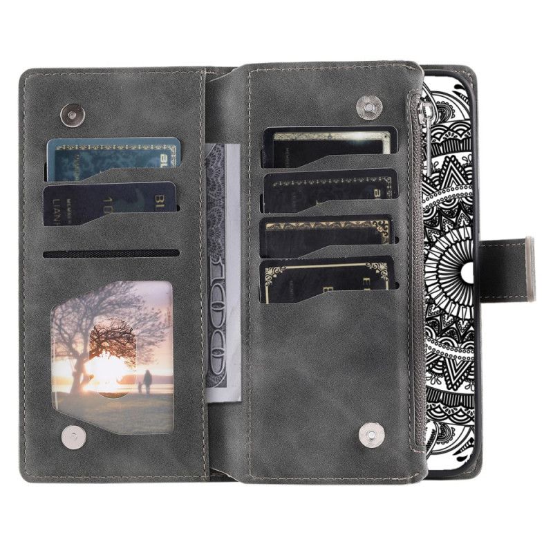 Flip Cover Xiaomi 15 Pro Pung Med Mandala-ruskindseffekt