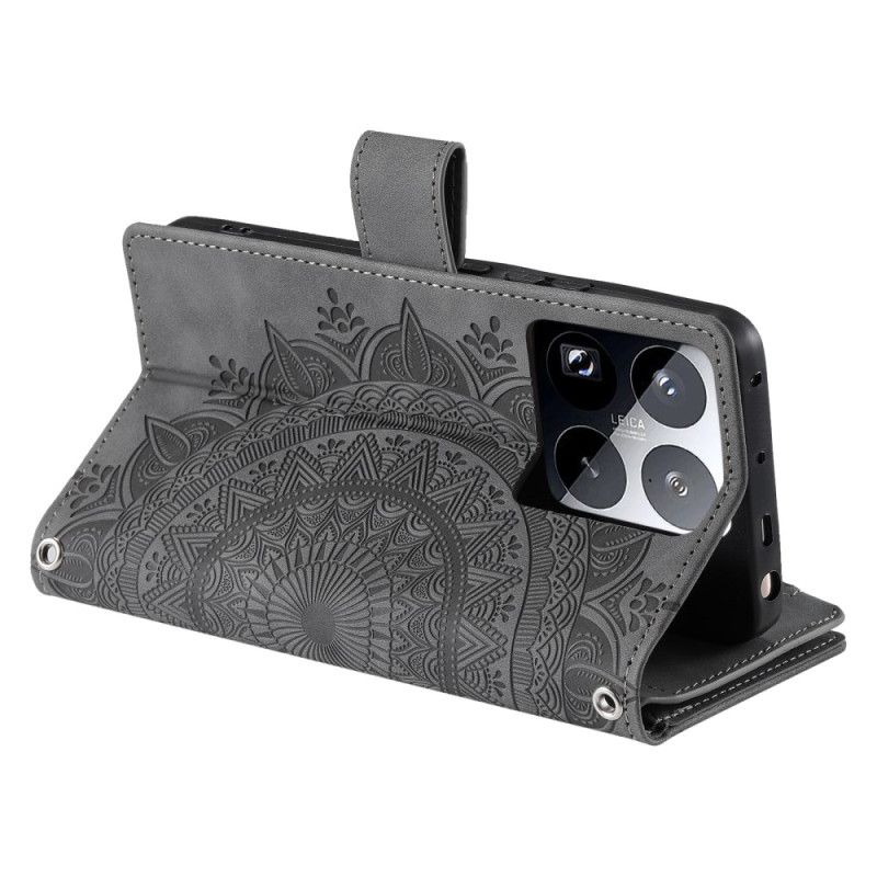 Flip Cover Xiaomi 15 Pro Pung Med Mandala-ruskindseffekt