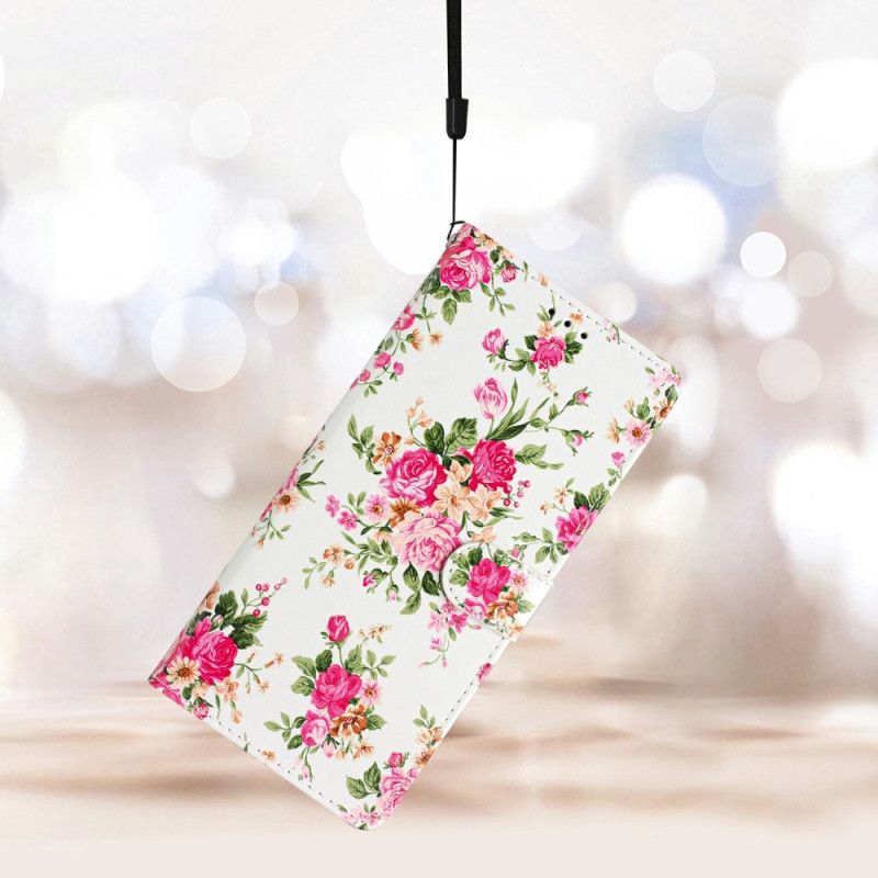 Flip Cover Xiaomi 15 Pro Røde Blomster