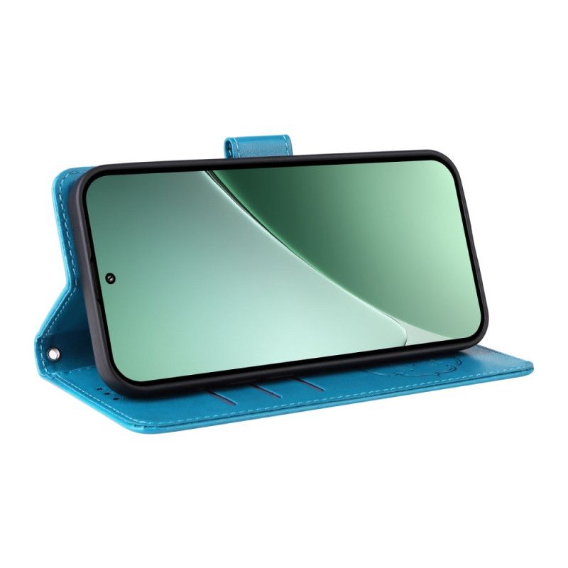 Flip Cover Xiaomi 15 Pro Sommerfugle Og Blomster