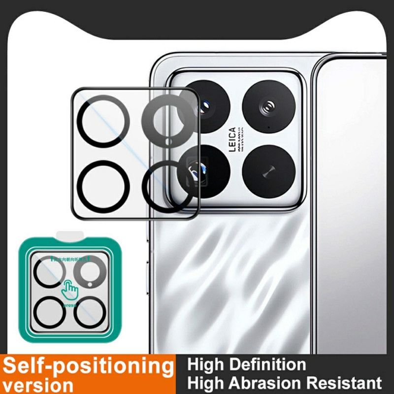 Hærdet Glaslinsebeskytter Til Xiaomi 15 Pro Selvpositionerende Ramme