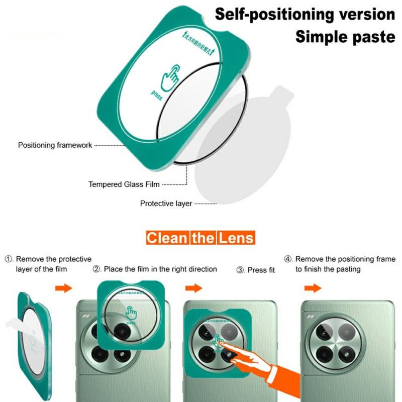 Hærdet Glaslinsebeskytter Til Xiaomi 15 Pro Selvpositionerende Ramme