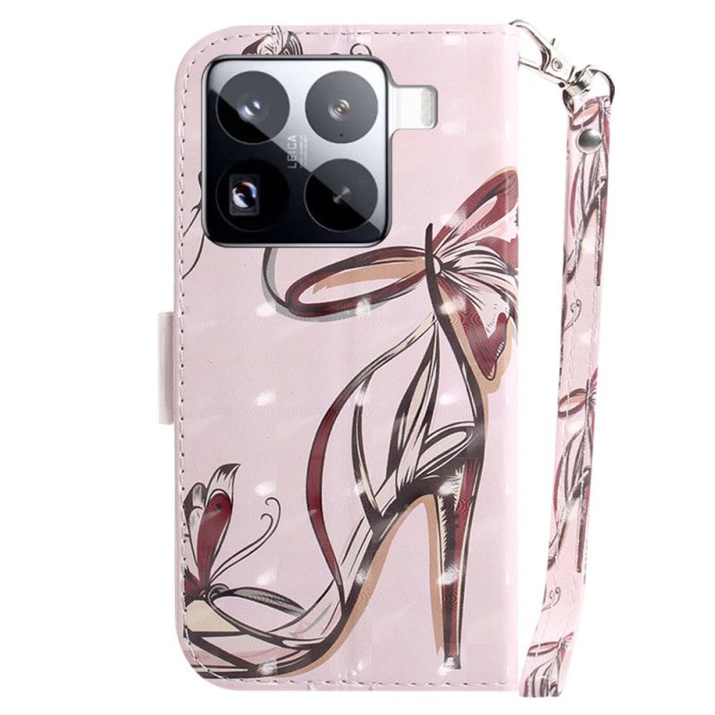 Læder Cover Xiaomi 15 Pro Højhælede Rem