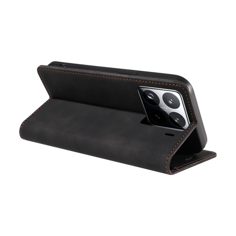 Læder Cover Xiaomi 15 Pro Telefon Etui Betopnice