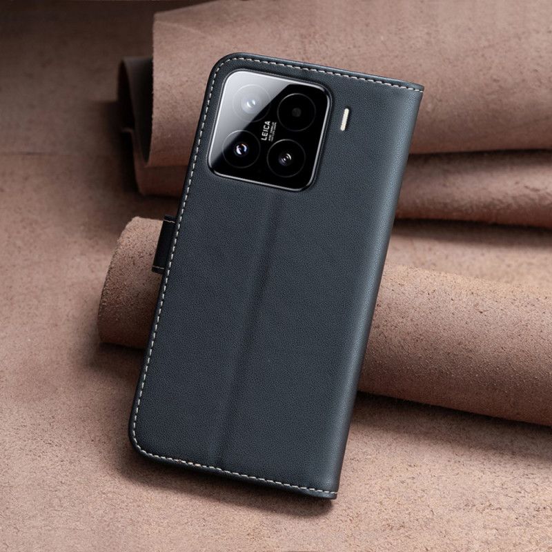 Læder Cover Xiaomi 15 Pro Telefon Etui Binfen-farve