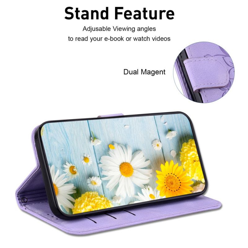 Læder Cover Xiaomi 15 Pro Telefon Etui Fleur-de-lis