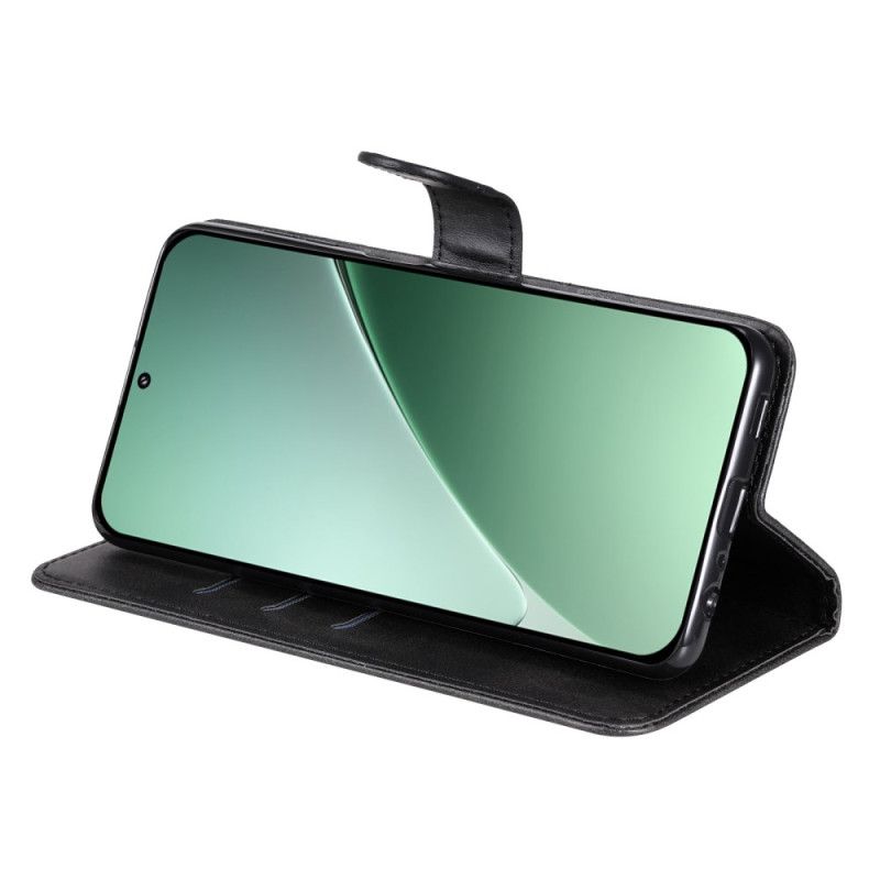 Læder Cover Xiaomi 15 Pro Telefon Etui Pung Med Lynlås