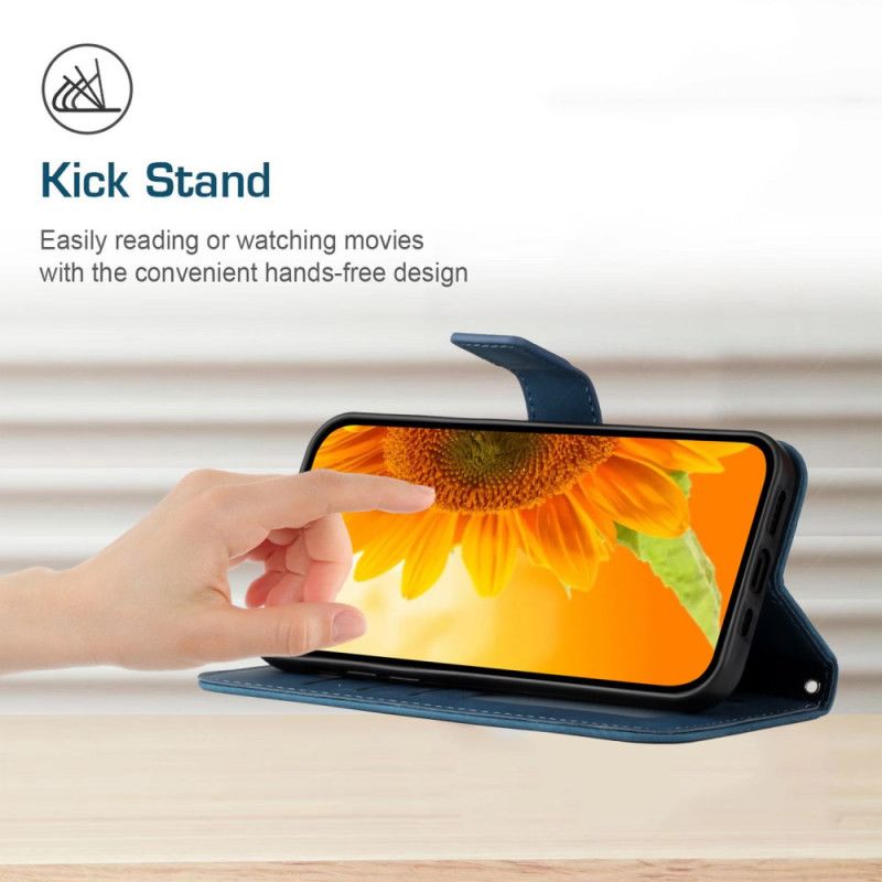 Læder Cover Xiaomi 15 Pro Telefon Etui Solsikkeprintrem