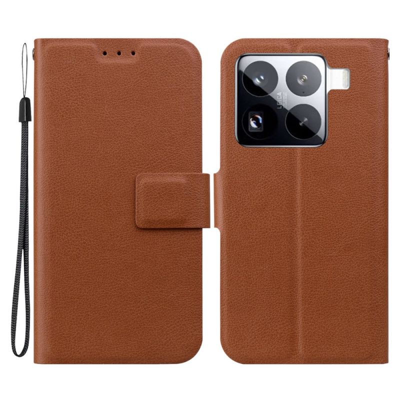 Læder Cover Xiaomi 15 Pro Telefon Etui Ultratynd