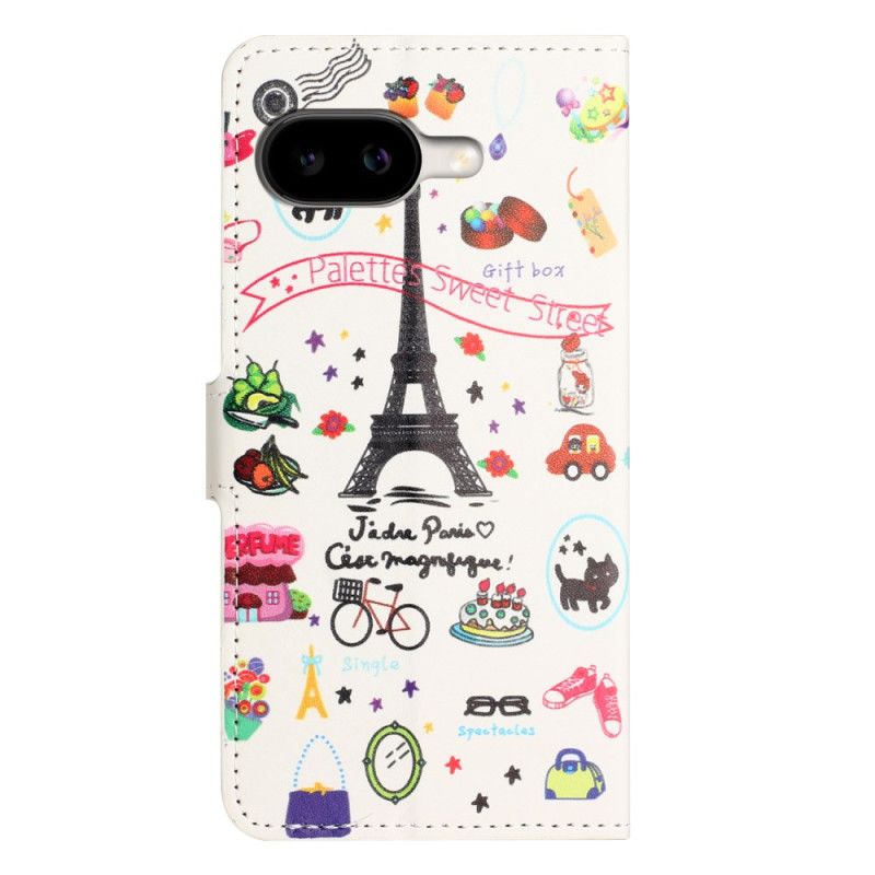 Flip Cover Google Pixel 10a Jeg Elsker Paris