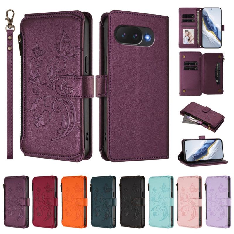 Flip Cover Google Pixel 10a Pung Med Blomsterdesign