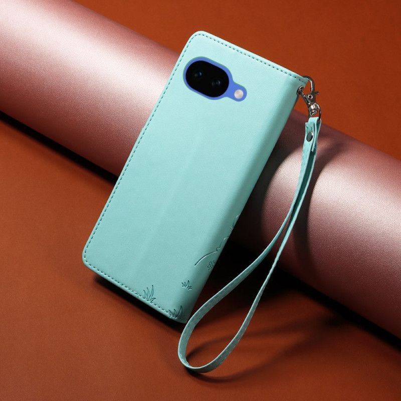 Flip Cover Google Pixel 10a Rfid-beskyttelse Og Hundemønster