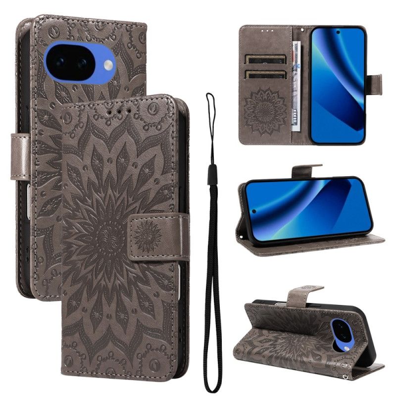 Flip Cover Google Pixel 10a Solsikkemønster