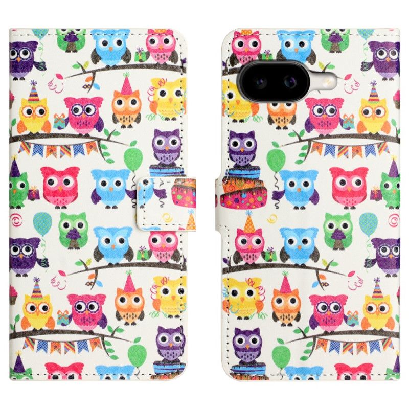 Flip Cover Google Pixel 10a Uglemønster